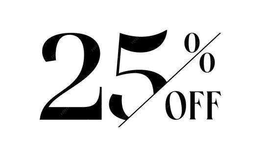 25% Off Your Order!